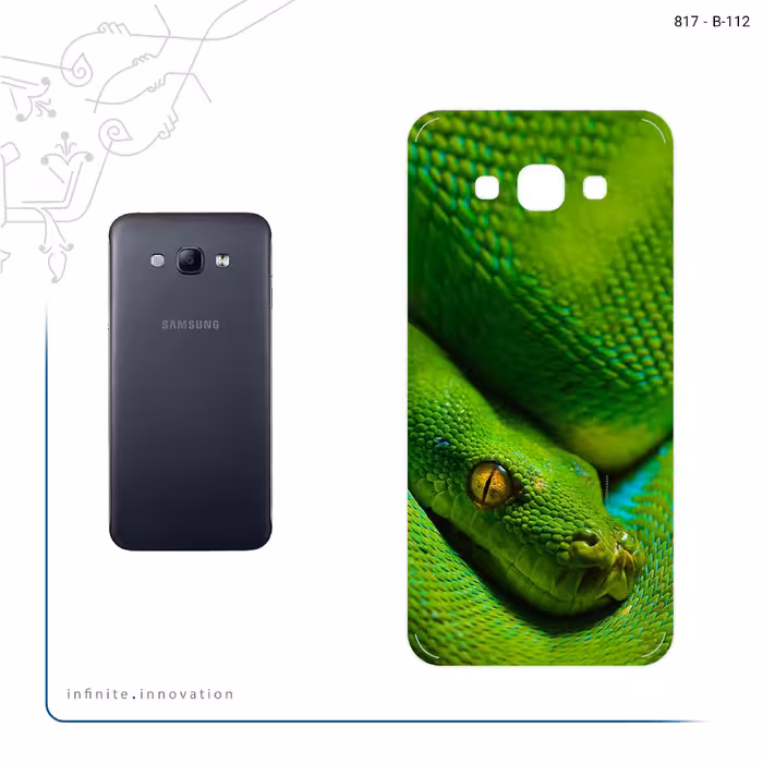 برچسب پوششی ماهوت مدل Snake مناسب برای گوشی موبایل سامسونگ Galaxy A8