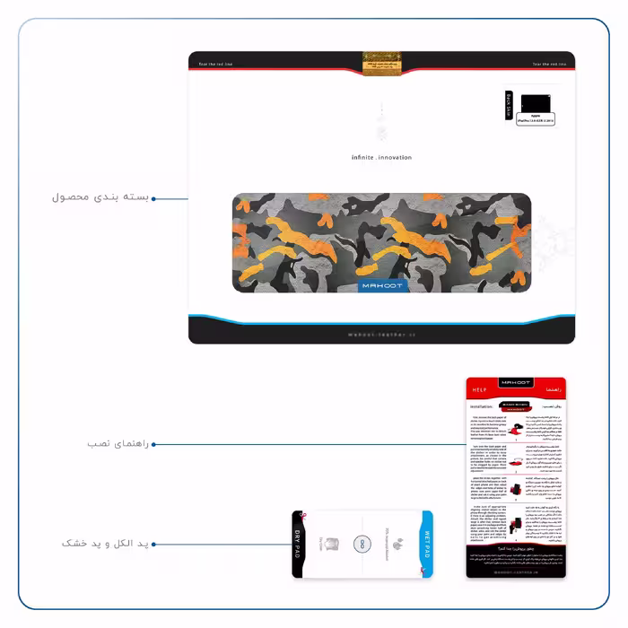 برچسب پوششی ماهوت مدل Autumn-Army مناسب برای تبلت اپل iPad Pro 12.9 (GEN 3) 2018 A1983
