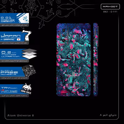 برچسب پوششی ماهوت مدل Atom Universe 8-FullSkin مناسب برای گوشی موبایل شیائومی Redmi K50 Gaming