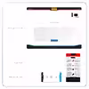 برچسب پوششی ماهوت مدل Matte-White مناسب برای تبلت سامسونگ Galaxy Tab S3 9.7 2017 T820