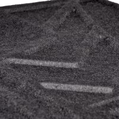 کفپوش سه بعدی خودرو پانیذ مدل پشت نمدی TATN مناسب برای سمند به همراه کفپوش صندوق