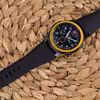 برچسب ماهوت طرح Matte-Deep-Mustard مناسب برای ساعت هوشمند سامسونگ Galaxy Gear S3 Frontier