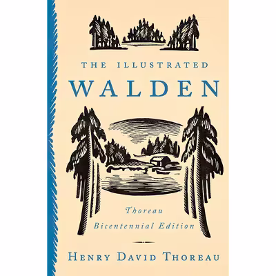 کتاب The Illustrated Walden اثر Henry David Thoreau and American Renaissance Books انتشارات TarcherPerigee