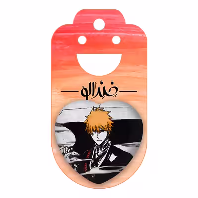 پیکسل خندالو طرح ایچیگو انیمه بلیچ Bleach مدل قلبی کد 12029