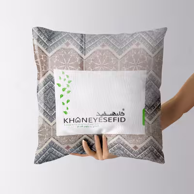 سرویس ملفحه خانه سفید مدل قلعه یک نفره دو تکه