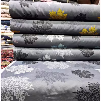 ملحفه مدل کشدار طرح پاییزی دو نفره سایز 180×200 سانتی متر