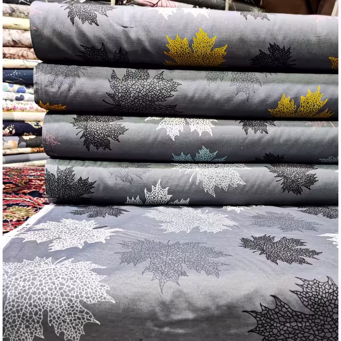 ملحفه مدل کشدار طرح پاییزی دو نفره سایز 180×200 سانتی متر