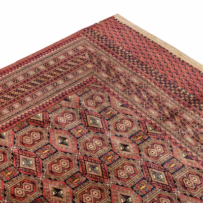 فرش دستبافت سه و نیم متری مدل ترکمن  کد 40.2929