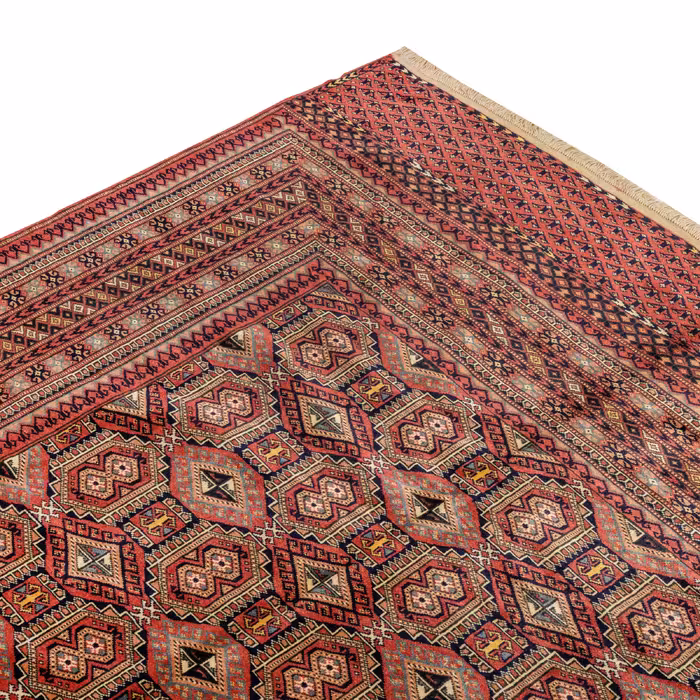 فرش دستبافت سه و نیم متری مدل ترکمن  کد 40.2929