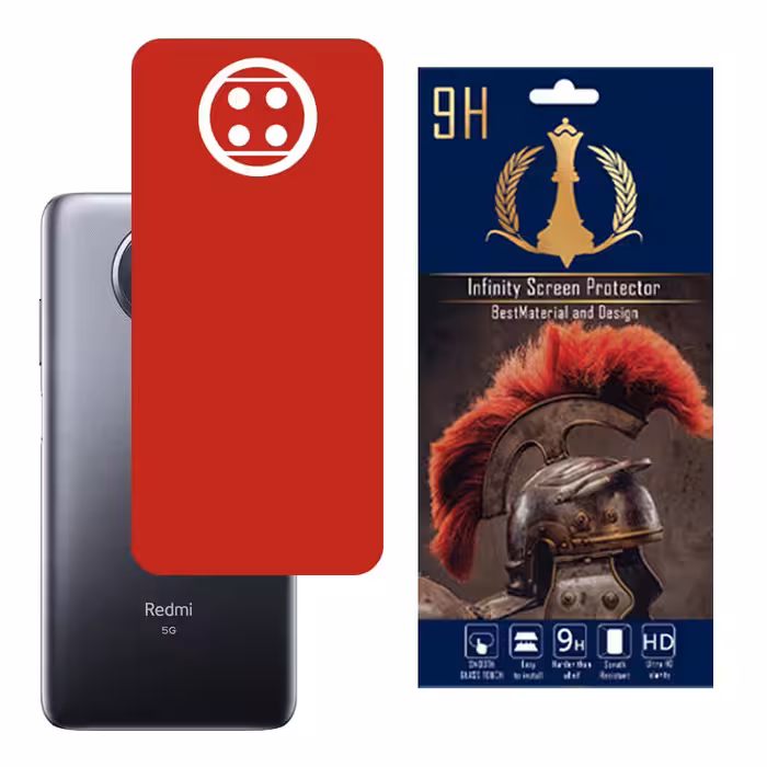 برچسب پوششی اینفینیتی مدل PRO MAX مناسب برای گوشی موبایل شیائومی REDMI NOTE 9T به همراه محافظ صفحه نمایش