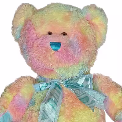 عروسک طرح خرس مدل RainBow کد SZT/23 ارتفاع 40 سانتی متر