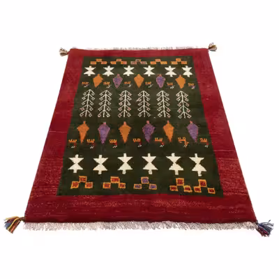 گبه دستباف یک متری سی پرشیا کد 122448