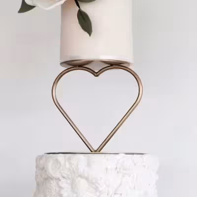 استراکچر تزیین کیک به گز مدل قلب