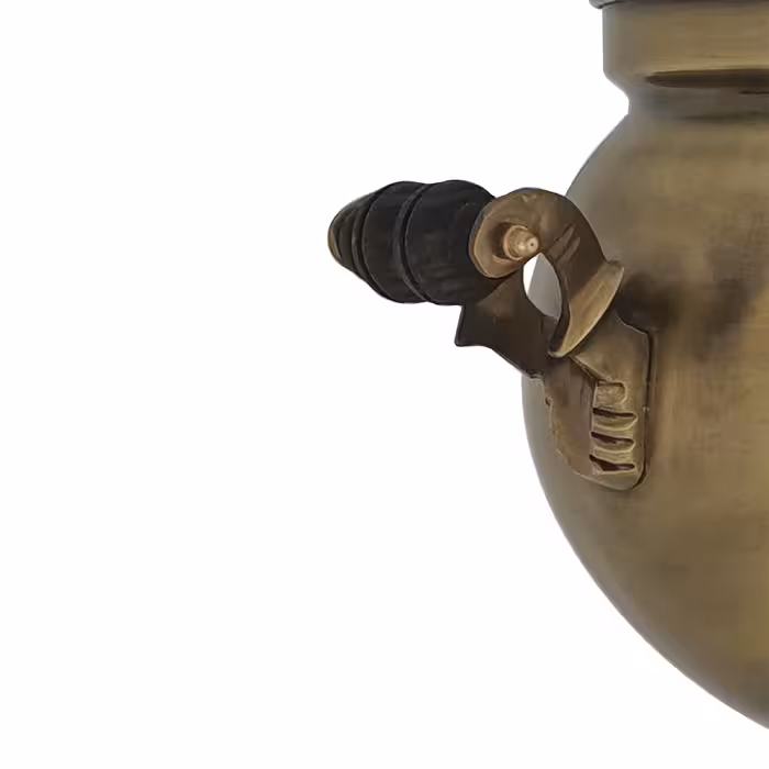 سماور زغالی عبدی مدل کلاسیک گنجایش 5 لیتر