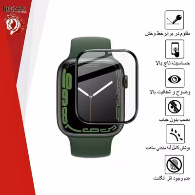 محافظ صفحه نمایش نانو هورس مدل PMH مناسب برای اپل واچ Series 8 45mm