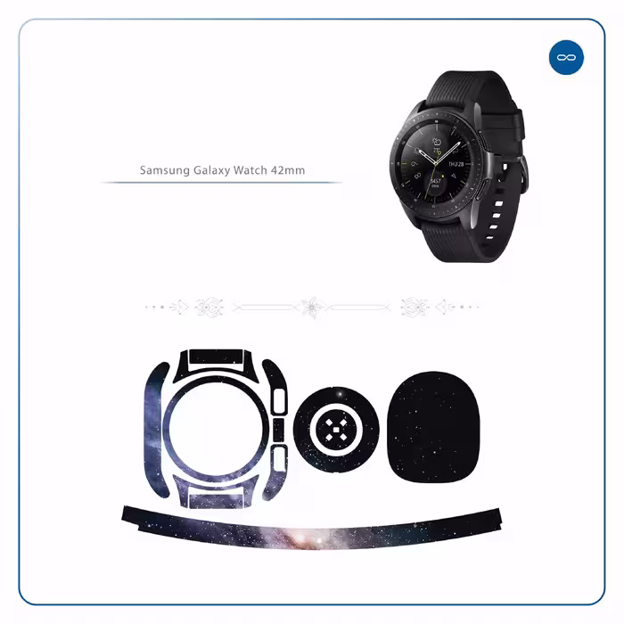 برچسب ماهوت طرح Universe-by-NASA-3 مناسب برای ساعت هوشمند سامسونگ Galaxy Watch 42mm