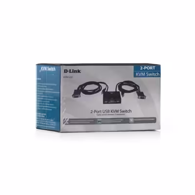 سوییچ 2 پورت DKVM دی-لینک مدل KVM-221