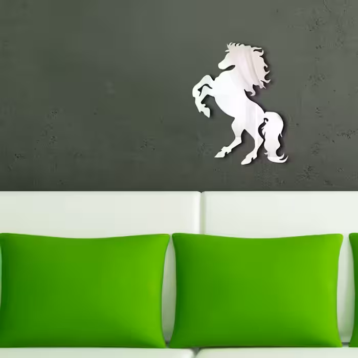 آیینه پلکسی پرشین استیکر طرح اسب | کالا مکس