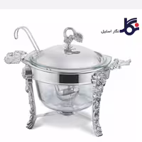 سوفله استیل سوپ خوری نگار مدل رز کد 802 با ارسال رایگان