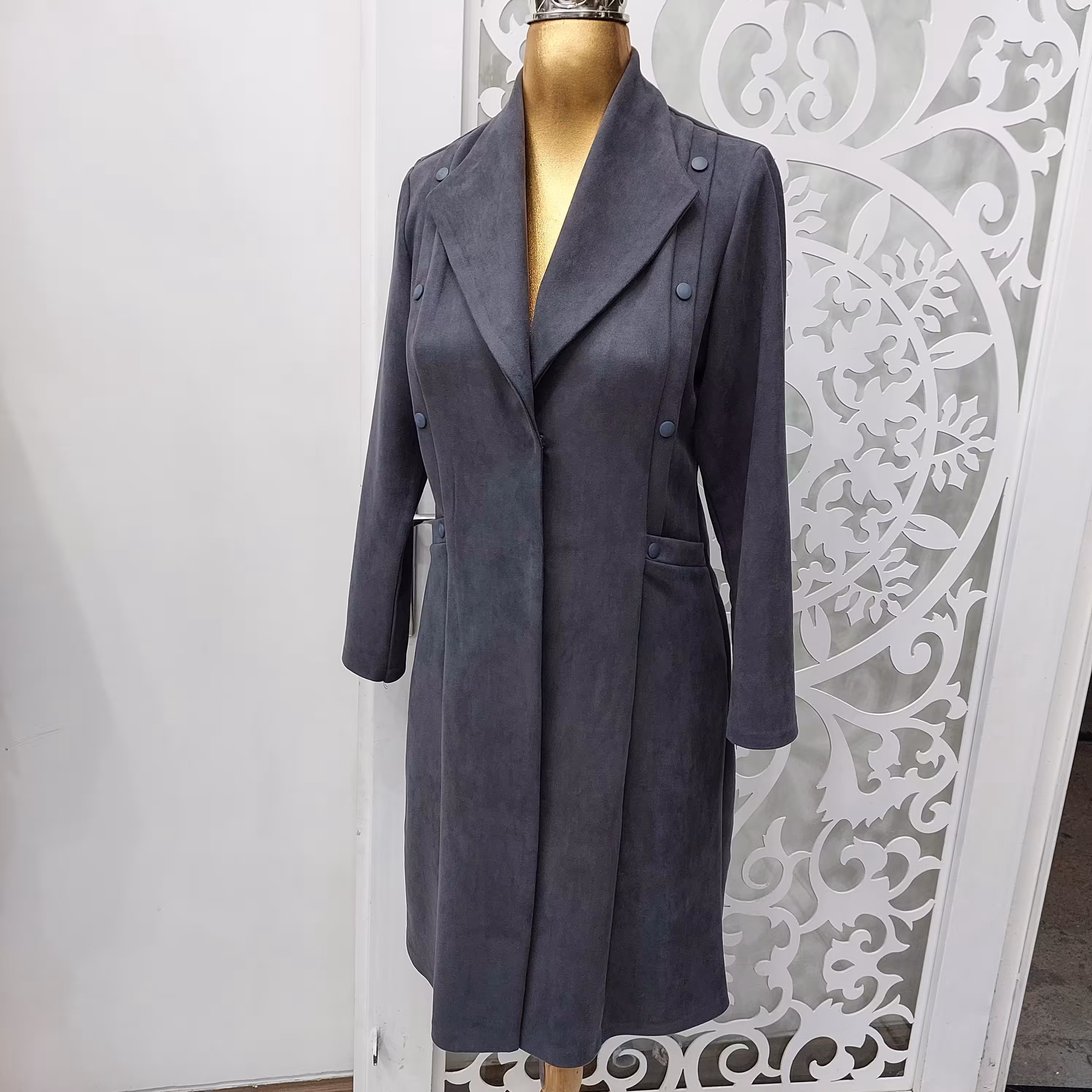 پالتو سوییت طوسی