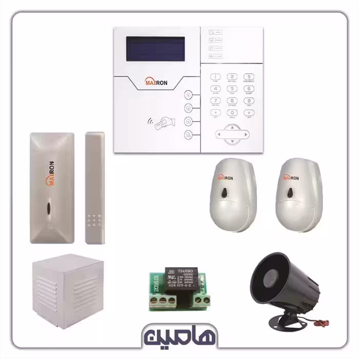 پکیج کامل دزدگیر هوشمند مکسرون به همراه 3 سنسور