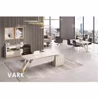 میز مدیریتی لاکچری پایه فلزی وکیوم وارک
