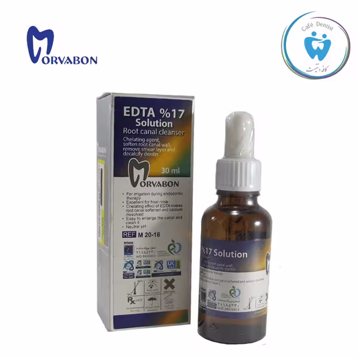 خرید و فروش  محلول ای دی تی ای 17%-EDTA SOLUTION MORVABON  | کافه دنتیست