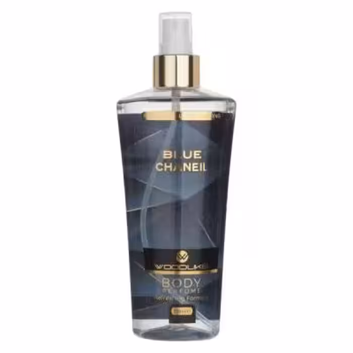 بادی اسپلش مردانه وودلایک مدل Blue Chaneil حجم 250 میلی لیتر