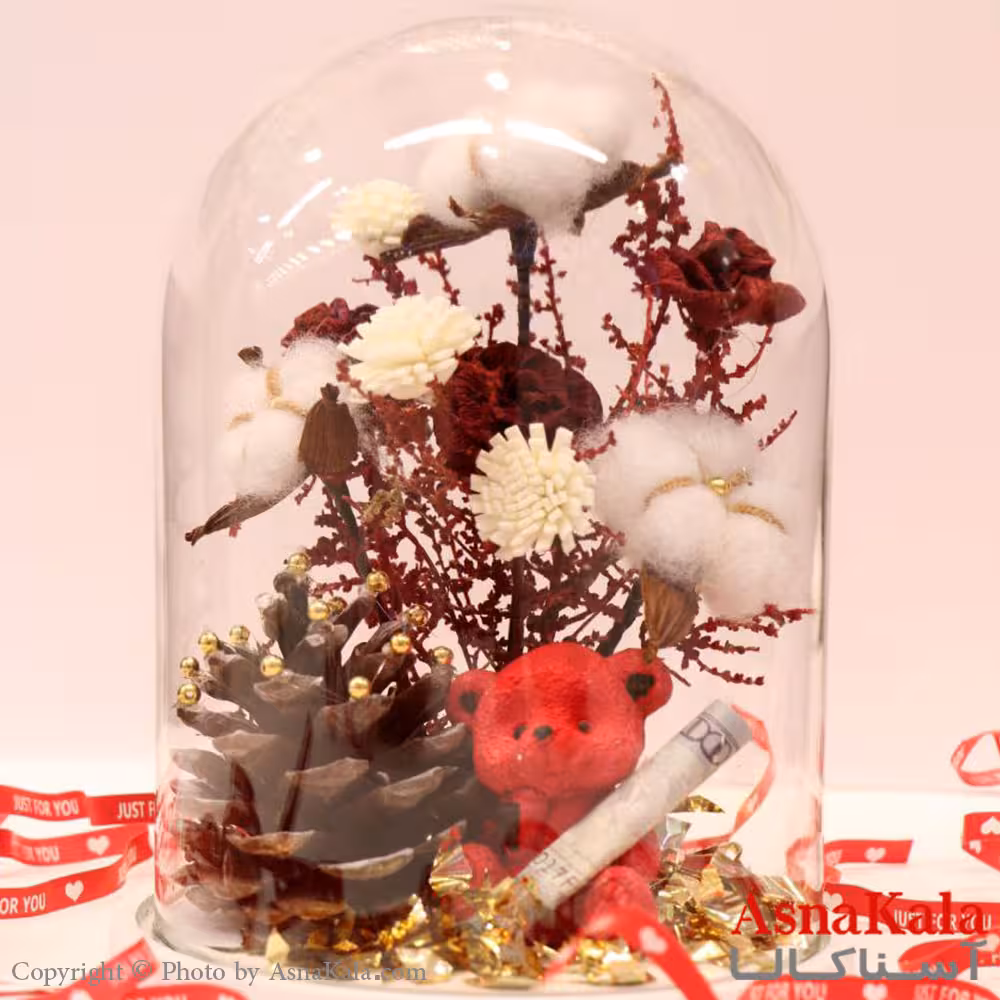 باکس ولنتاین خرس قرمز کد HAIR13288W