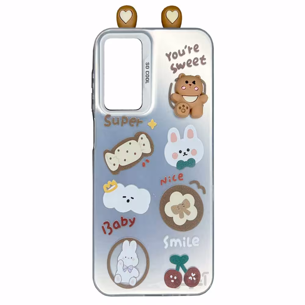 قاب عروسکی برجسته گوش دار SoCool مناسب برای Samsung A15-کد1126