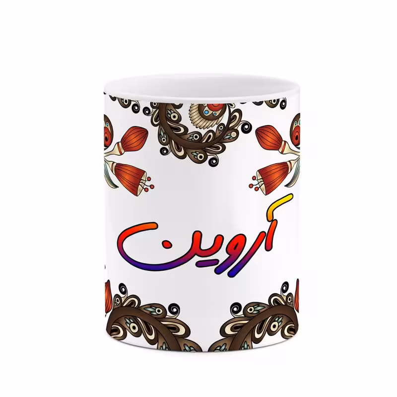 خرید ماگ-لیوان    اسم آروین  سنتی گل و بته کد mgh43527