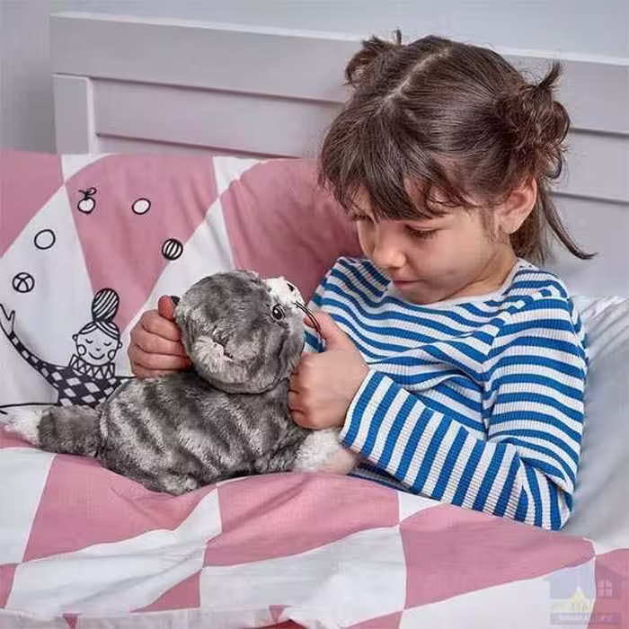 عروسک گربه ایکیا مدل LILLEPLUTT