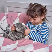 عروسک گربه ایکیا مدل LILLEPLUTT