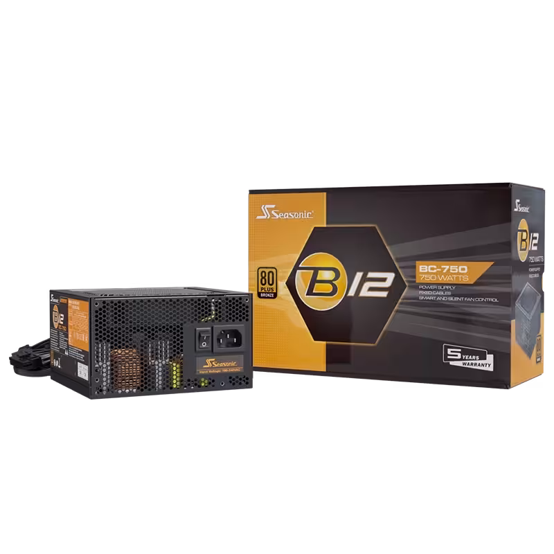 پاور کامپیوتر 750 وات سی سونیک مدل Seasonic B12 BC 80  Bronze
