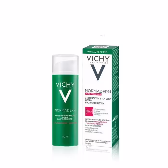 کرم مرطوب‌کننده ویشی نورمادرم Vichy Normaderm 24h Feuchtigkeitspflege