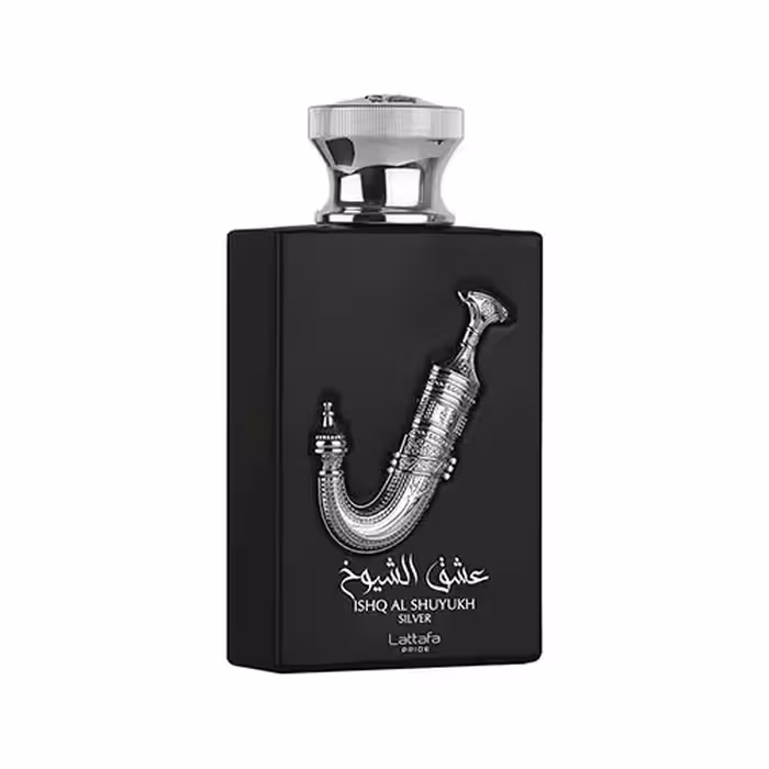 عشق الشیوخ نقره ای لطافه Lattafa Ishq Al Shuyukh Silver مردانه حجم 100 میل