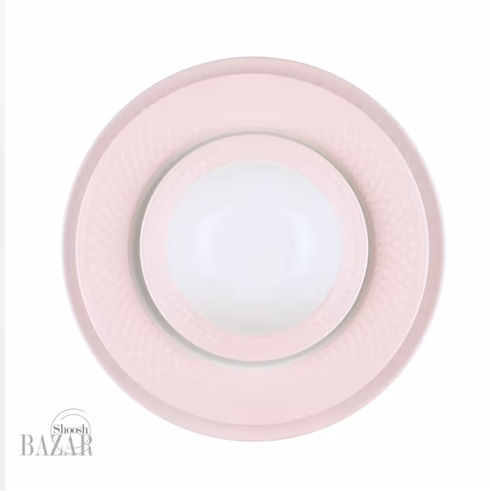 سرویس 28 پارچه چینی زرین طرح آداجیو ارکیده 6 نفره