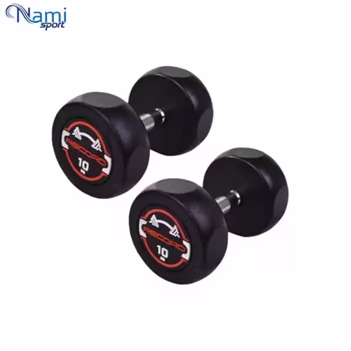 دمبل گرد وزن 10 کیلوگرم round dumbbell