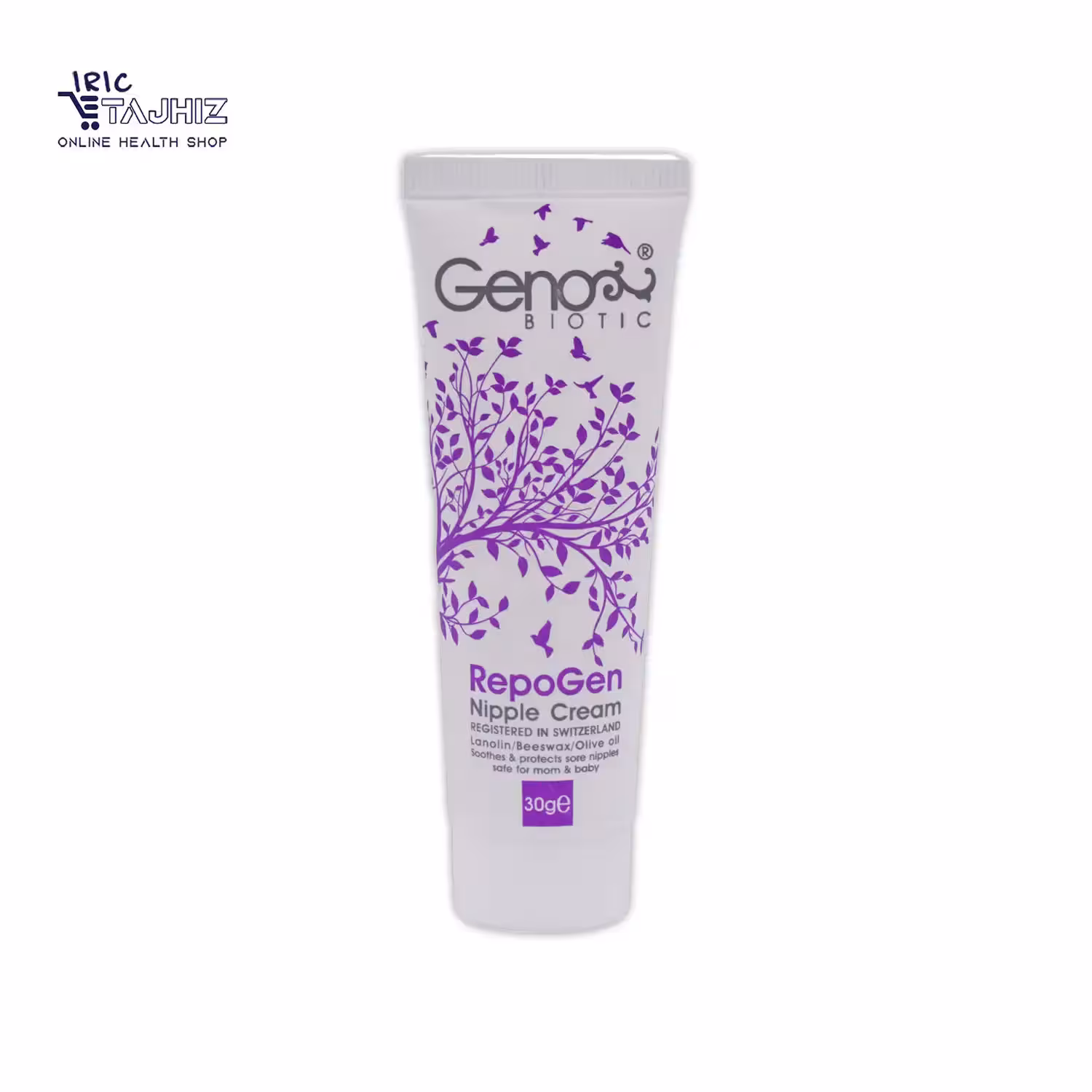 کرم رفع شقاق سینه ژنوبایوتیک Geno biotic حجم 30 میلی لیتر