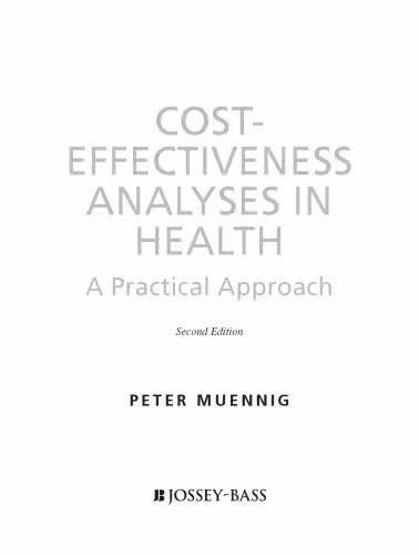 خرید و دانلود نسخه کامل کتاب Cost-Effectiveness Analysis in Health: A Practical Approach