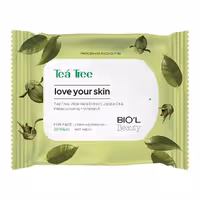 بیول دستمال مرطوب پاک کننده آرایش صورت پوست های چرب تی تری  20 برگی