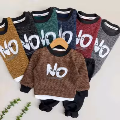 ست بلوز شلوار پاییزه اسپرت جنس بلوز بیسکوییتی اعلا شلوار پنبه اعلا