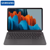 کیف کیبورد اصلی تبلت سامسونگ EF-DT870BBEGGB Book cover Keyboard Samsung Galaxy Tab S7