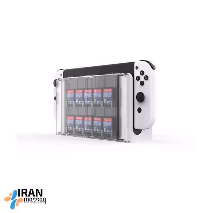 پایه نگهدارنده نینتندو سوئیچ مدل NS-082 با 10 جایگاه کارت بازی