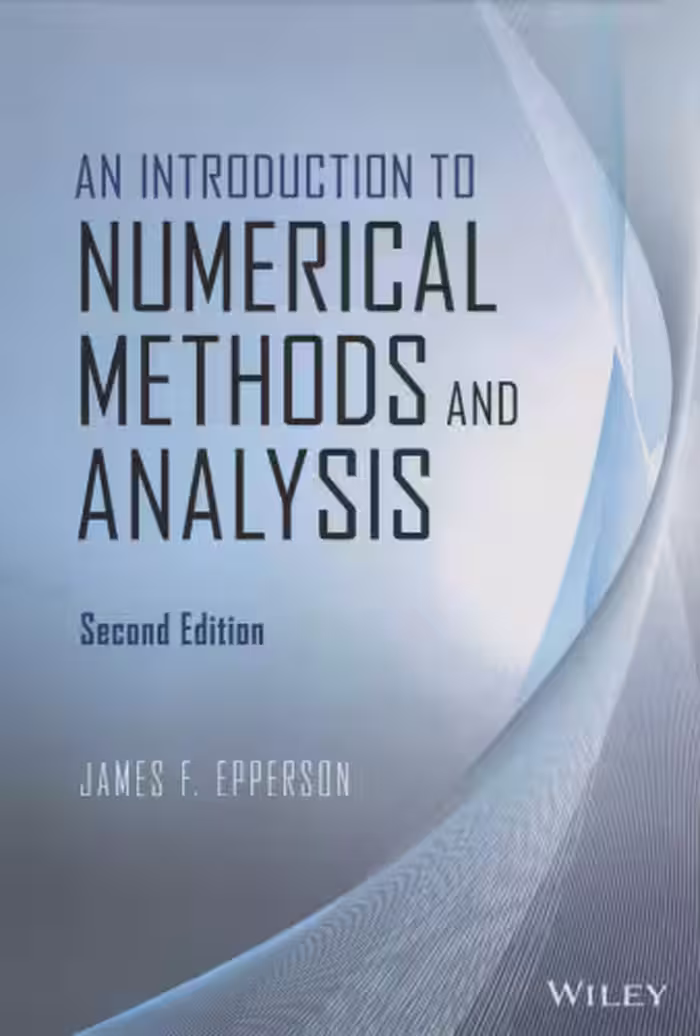 خرید و دانلود نسخه کامل کتاب An Introduction to Numerical Methods and Analysis