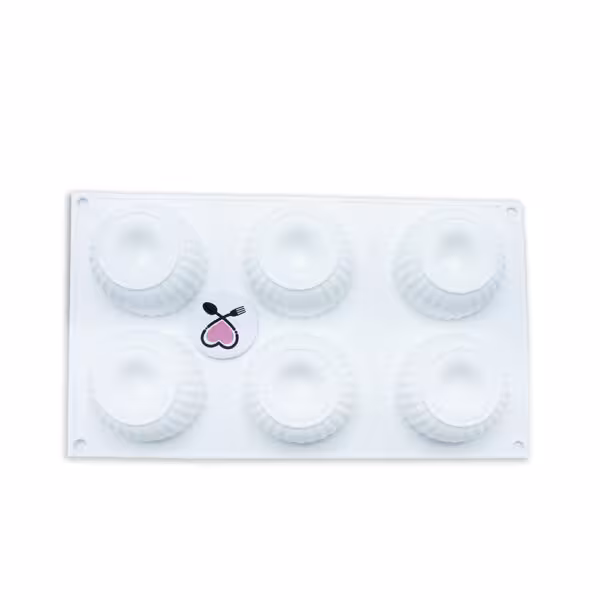 مولد سیلیکونی دونات موس (شکلاتی) فرانسوی 6 عددی