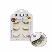 مژه 3D پرفکت آیز 3جفتی مدل X03