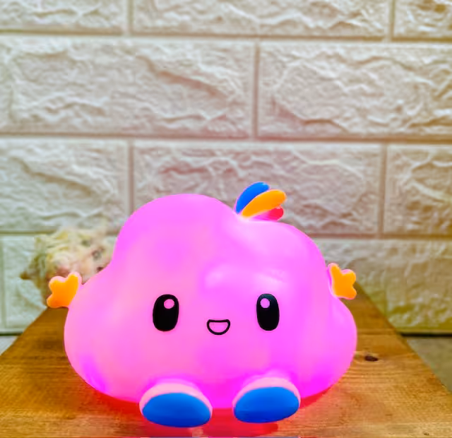 چراغ خواب طرح ابر صورتی