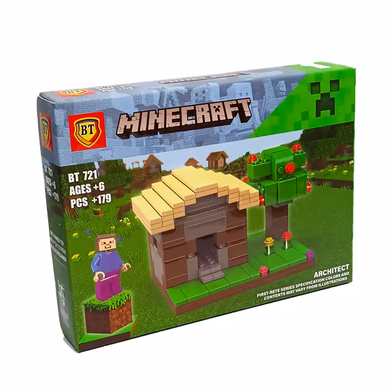 بازی ساختنی لگو ماین کرافت برند BT کد 721