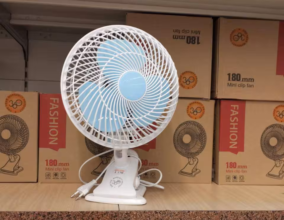 پنکه گیره دار 180 میلی متر